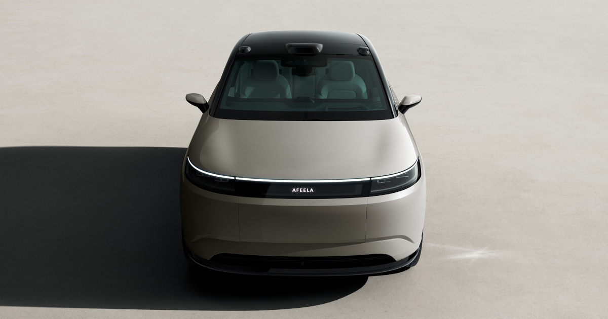 AFEELA Prototype 2026 - vista laterale sinistra