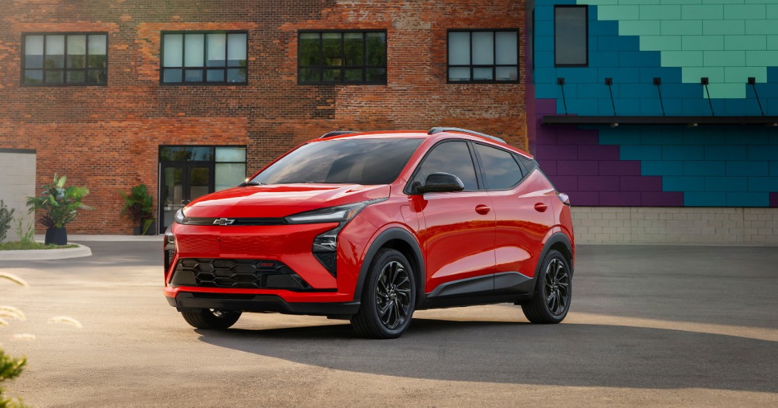 Vista frontale Chevrolet Bolt 2027