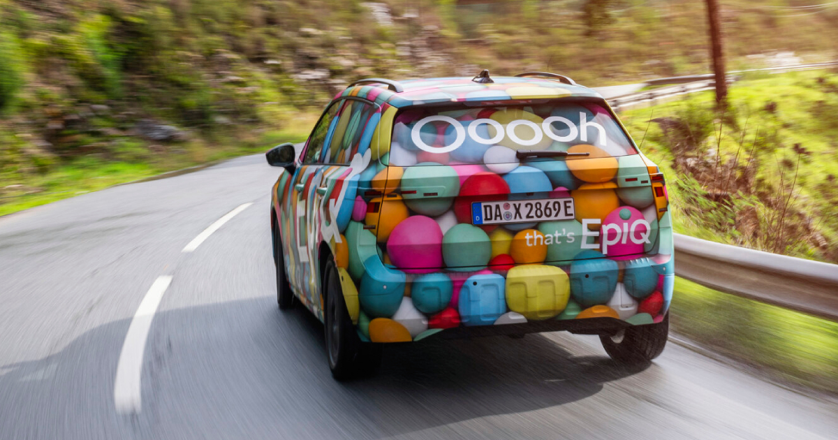 Parte frontale della Škoda Epiq