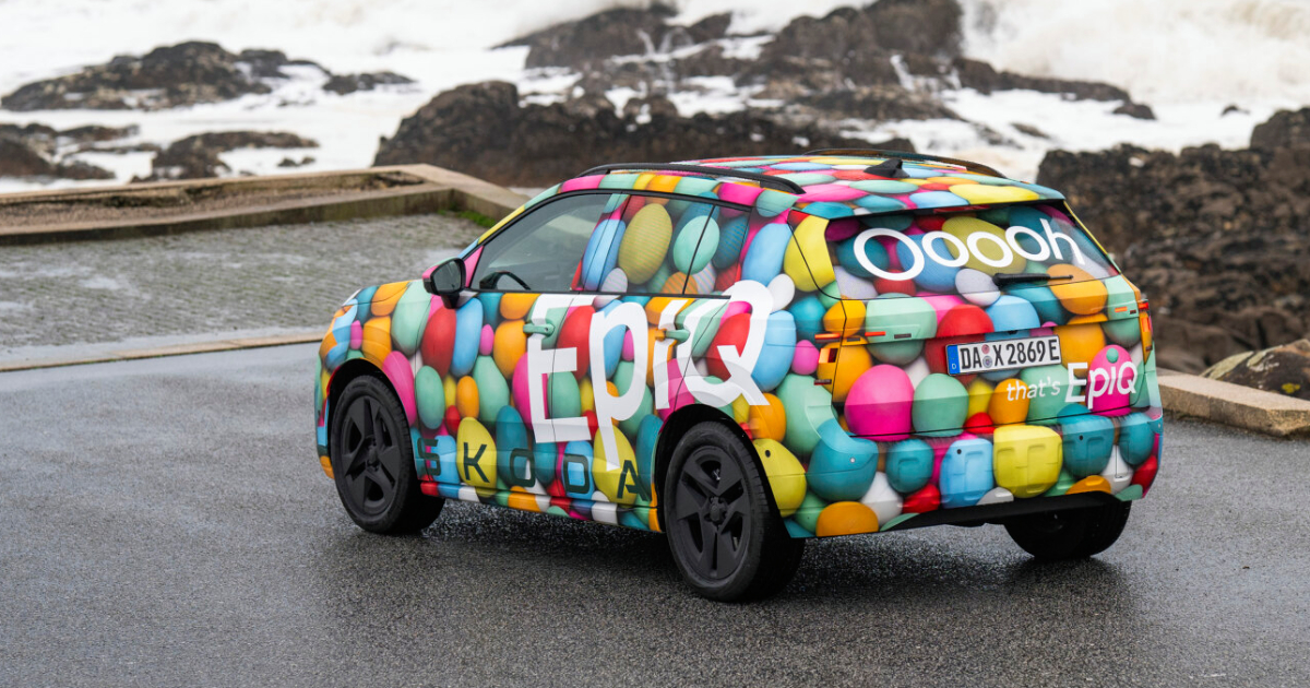 Interno della Škoda Epiq