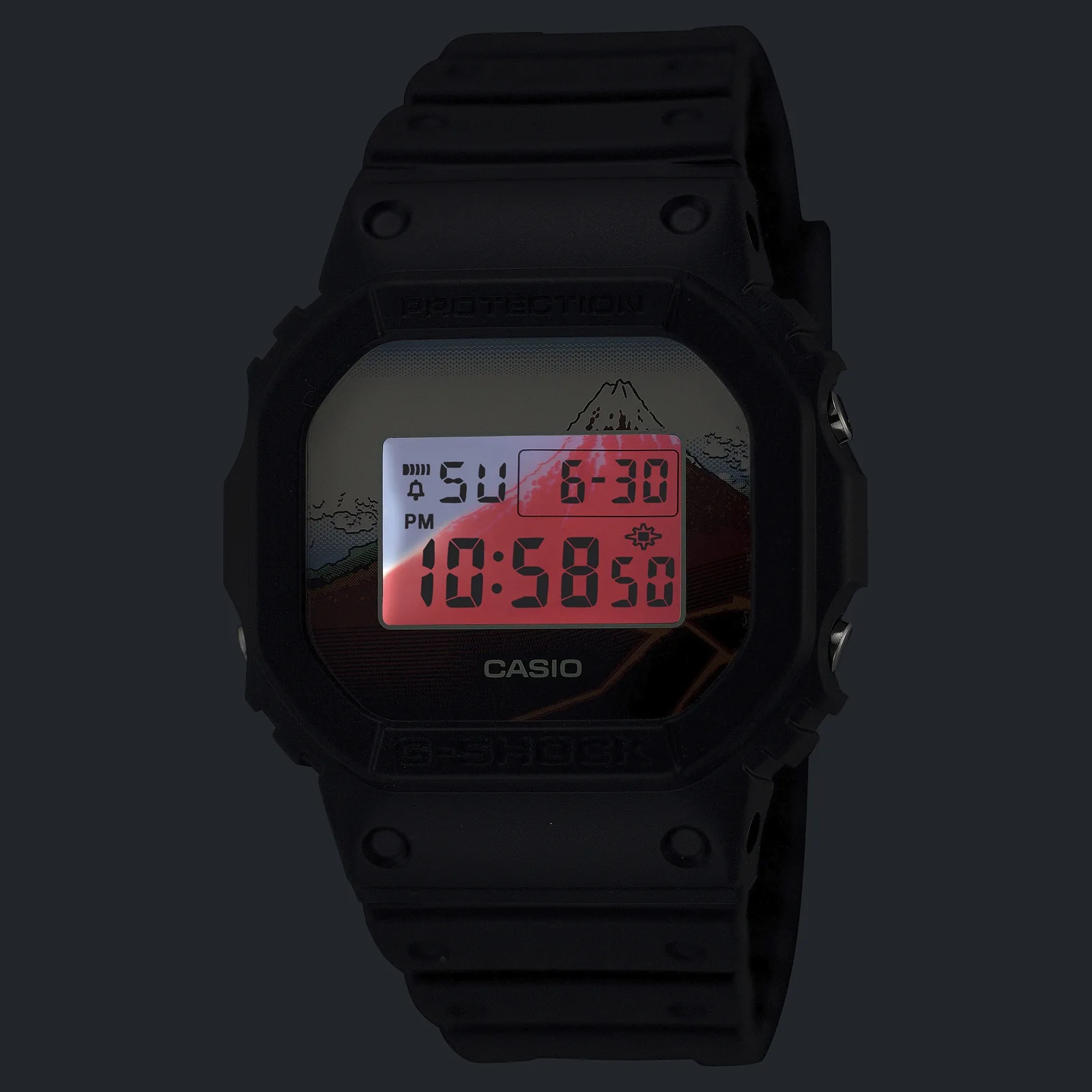 Casio G-Shock DW-5600KHSH25-1 con LED