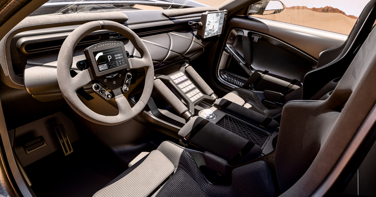 Interno del concept Genesis X Skorpio