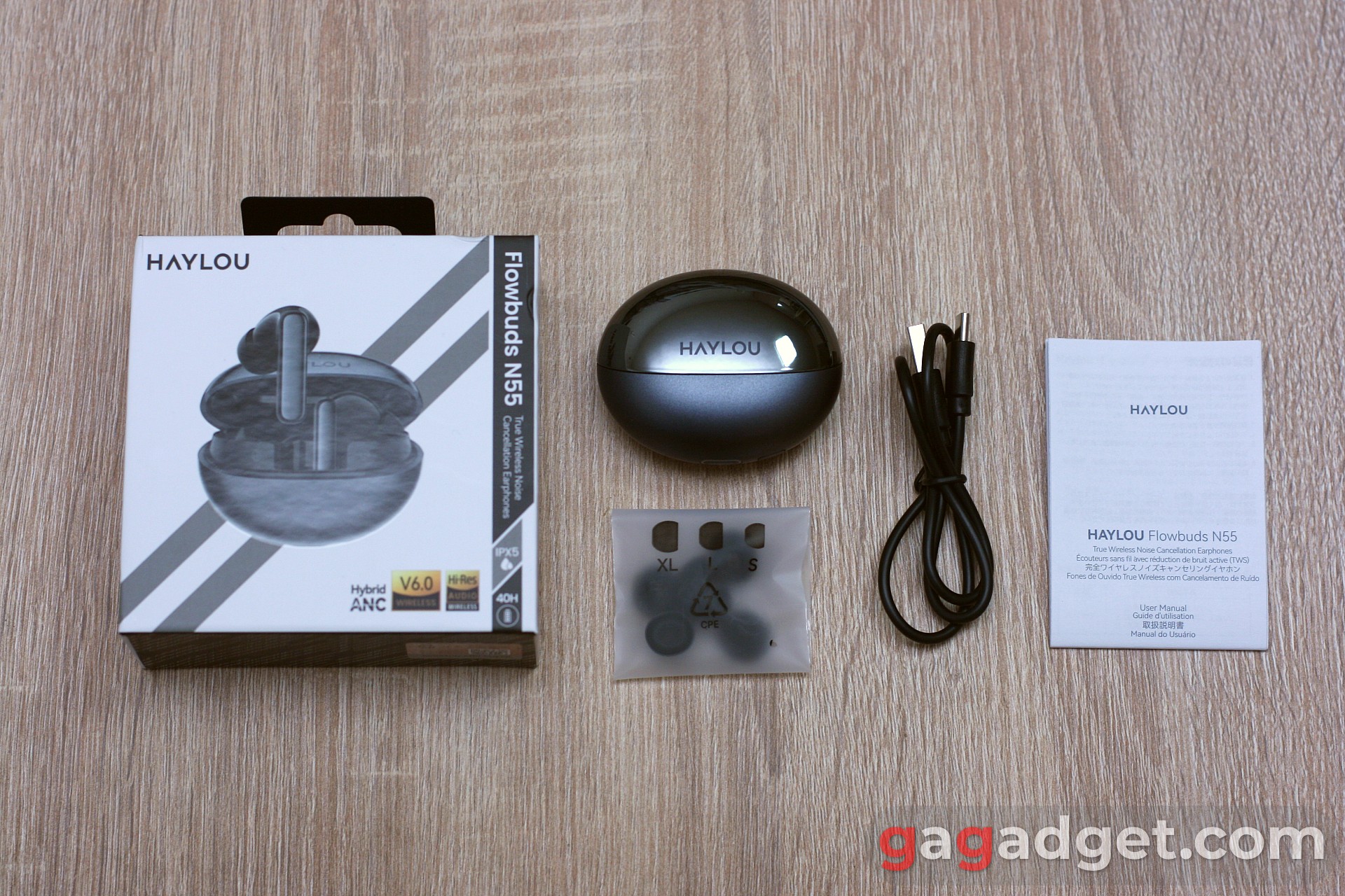 Set di consegna Haylou FlowBuds N55