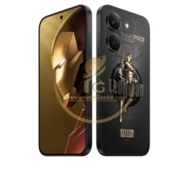 Immagine della cover posteriore di Poco X8 Pro Iron Man Edition