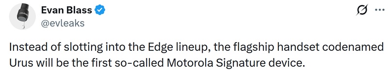 Render di Motorola Signature