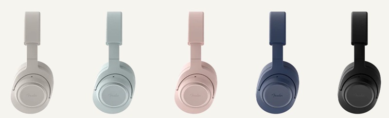 Vista dettagliata degli auricolari Fender Mix