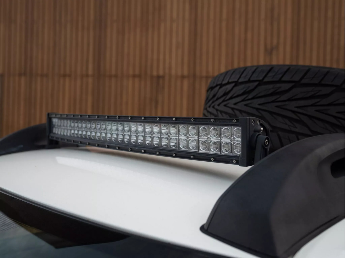 Vista dall'alto con ruota di scorta