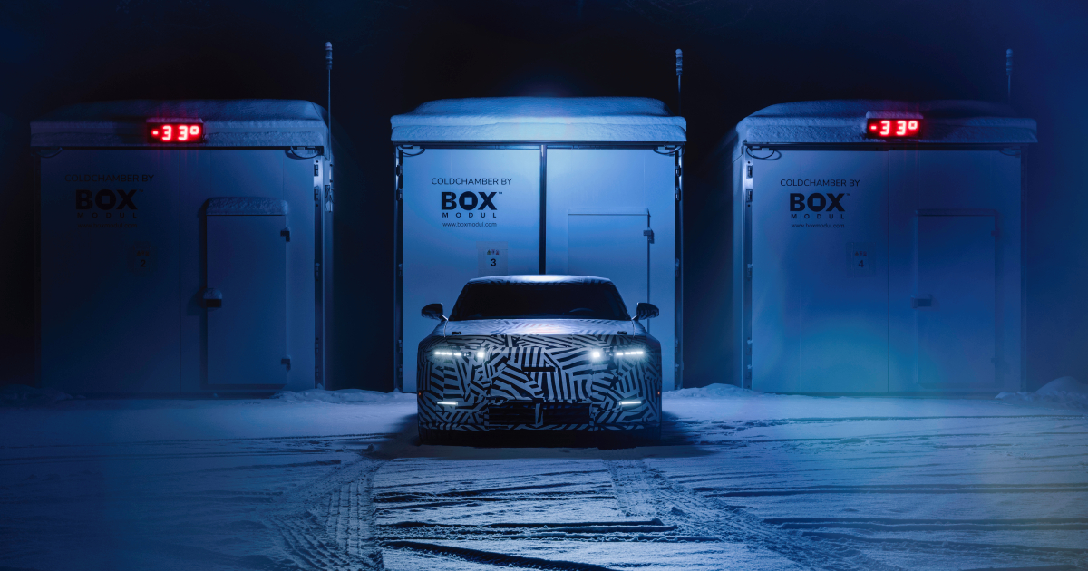 Prototipo Jaguar GT in Svezia