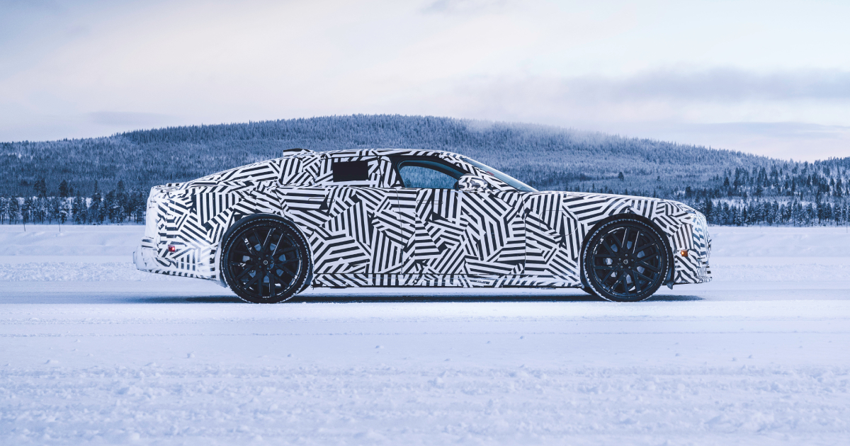 Vista Posteriore del Jaguar GT