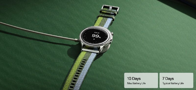 Oppo Watch S in nero corsa