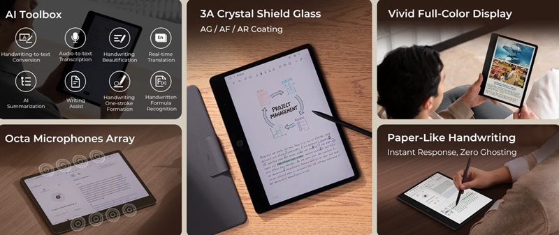 Immagine del tablet TCL Note A1 Nxtpaper