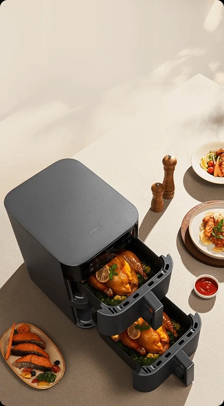 Design della Xiaomi Smart Double Stack Air Fryer