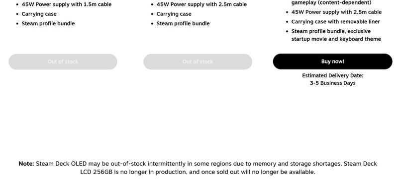 Console Steam Deck OLED