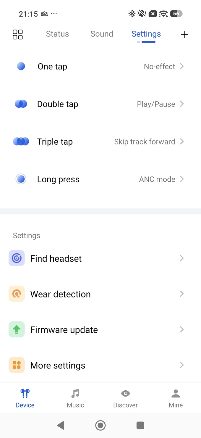 Applicazione Haylou Sound - screenshot 5