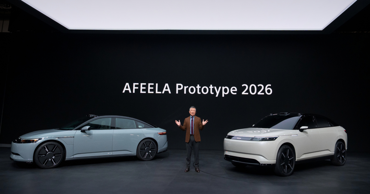 Afeela 1 e Afeela Prototype 2026 alla presentazione