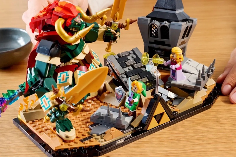 Minifigure di Link, Zelda e Ganondorf