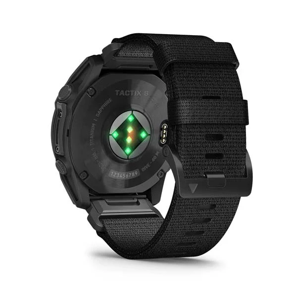 Garmin Tactix 8 AMOLED vista posteriore